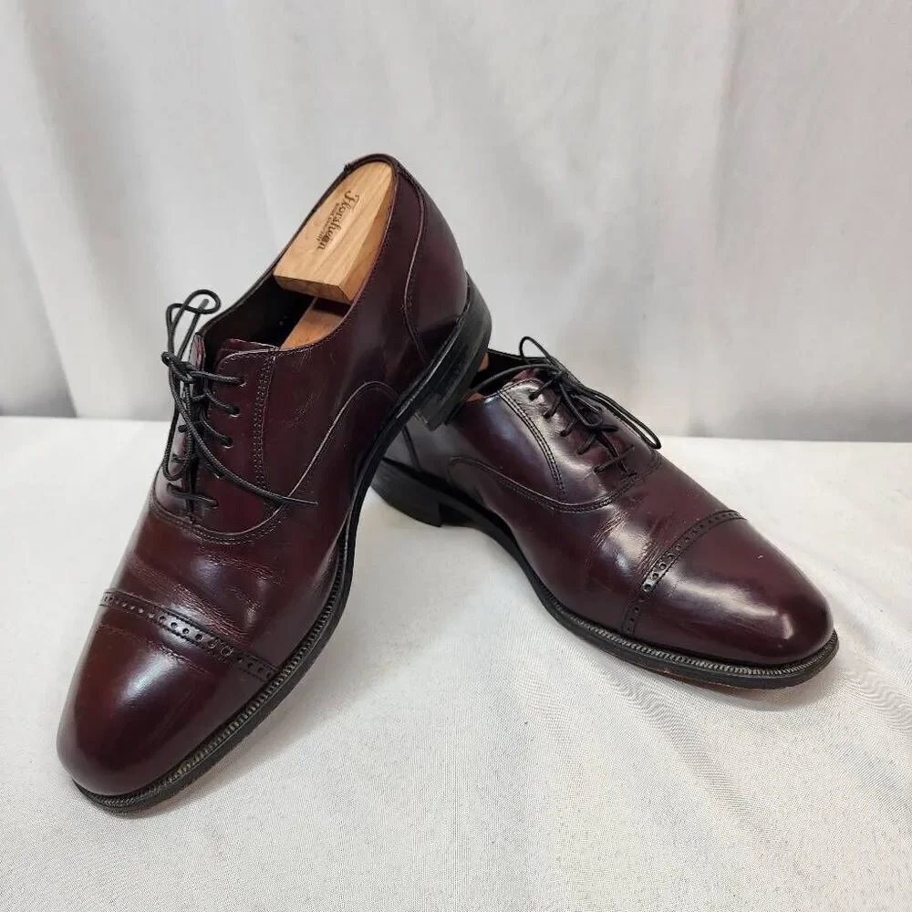 Florsheim leather burgundy